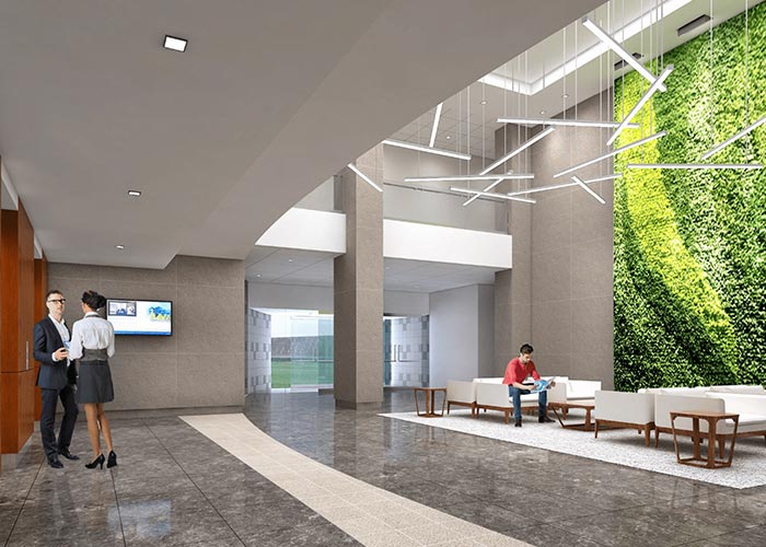 Dulles - Metro Offices Private Office Lobby Area in Dulles | 2201 Cooperative Way, 6th Floor, Herndon VA 20171