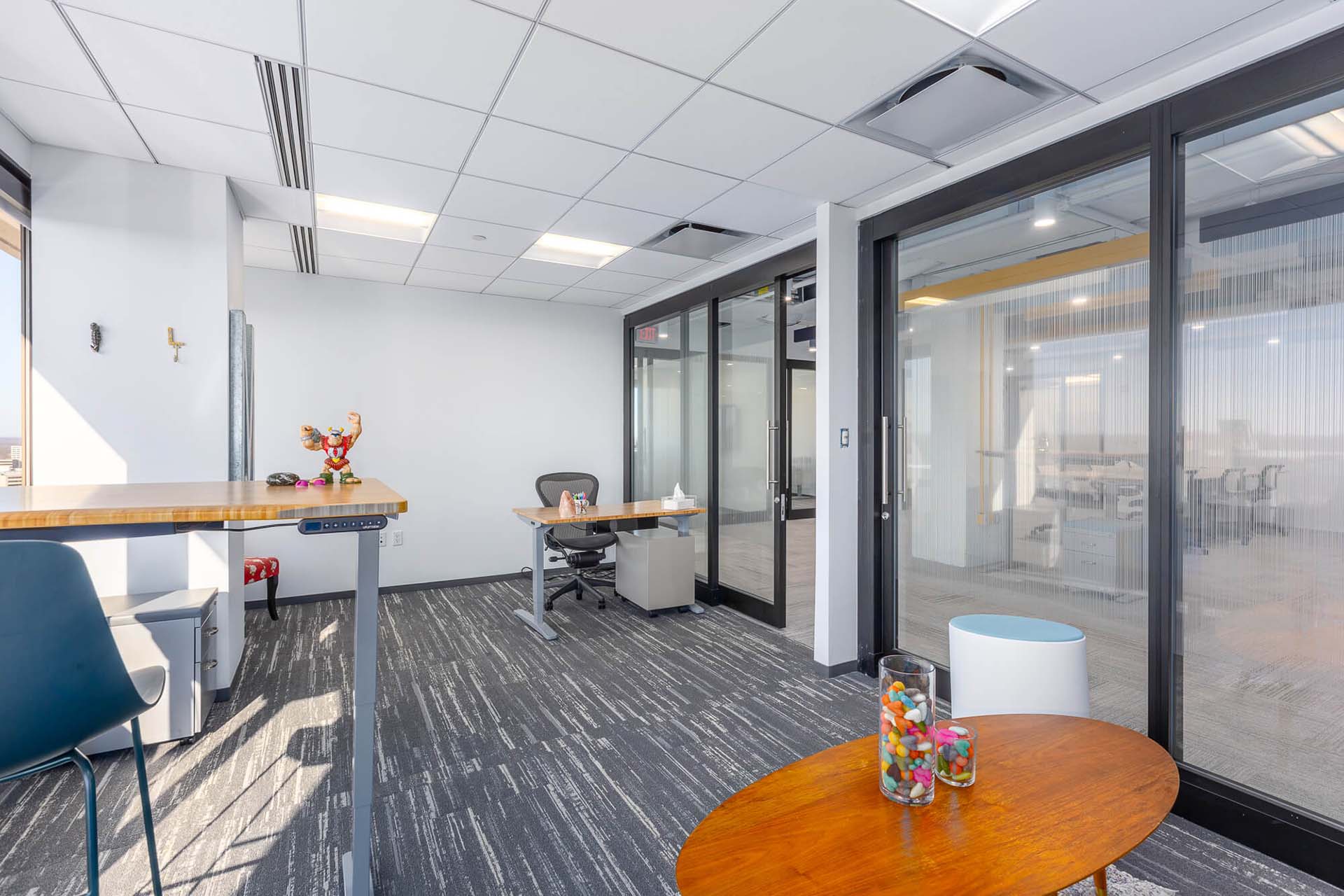 MetroOffices Tysons 34 - Metro Offices Glass office available for rent.