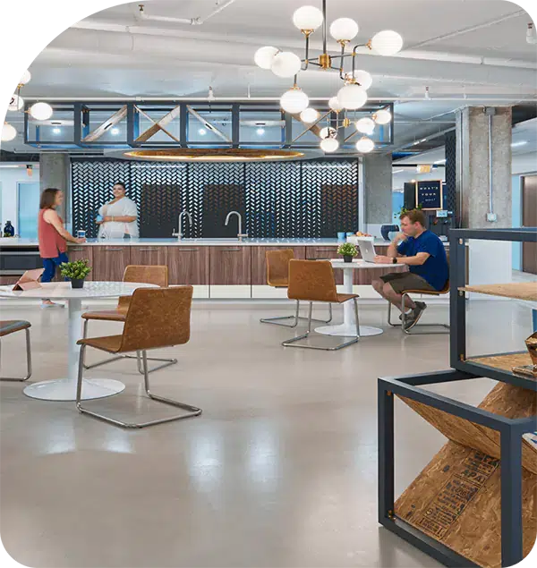 Flexibility metro 2024 - Metro Offices Office space with tables.