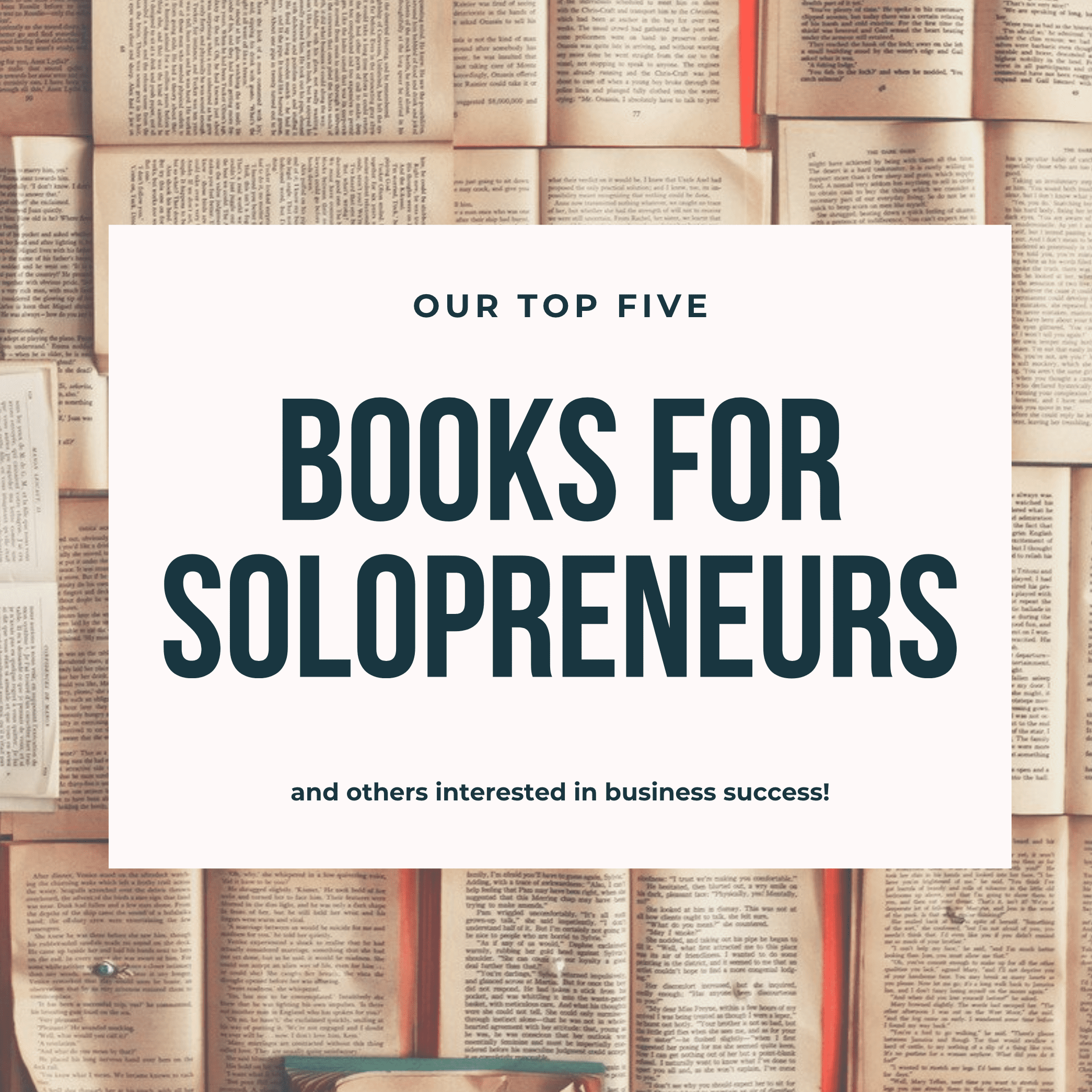 Five Books Every Solopreneur Should Read