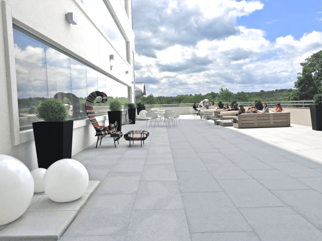 Tysons VA office space downstairs patio
